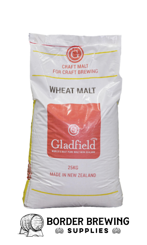 Wheat Malt Gladfield Produced from an old English wheat variety that modifies very well, resulting in a higher yield. This malt gives clean light coloured wort. Wheat Malt can be used in many beer styles to add head retention, body and a wheat malty flavour to the finished beer.