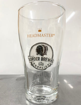 Headmaster Schooner Glass Crown Conical Beer Glass Crown Headmaster beer glasses are the industry leader for beer presentation in the hospitality sector.  With a nucleated base, beers served in this conical glass keep a fresh head and appearance until the last drop. Made from commercial grade glass, this beer glass is tough and durable, ideal for everyday use in your bar.