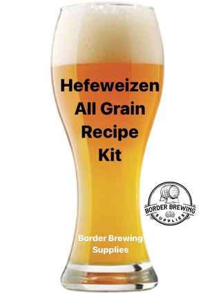 Hefeweizen Weissbier All Grain Recipe Kit A pale, refreshing German wheat beer with high carbonation, dry finish, a fluffy mouthfeel, and a distinctive banana & clove yeast character.