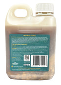 Rear label of the Hoppy Days Ginger Extreme DIY Ginger Beer Kit showing brewing instructions, ingredients, batch information and preparation guide for making 20 litres of homemade ginger beer.