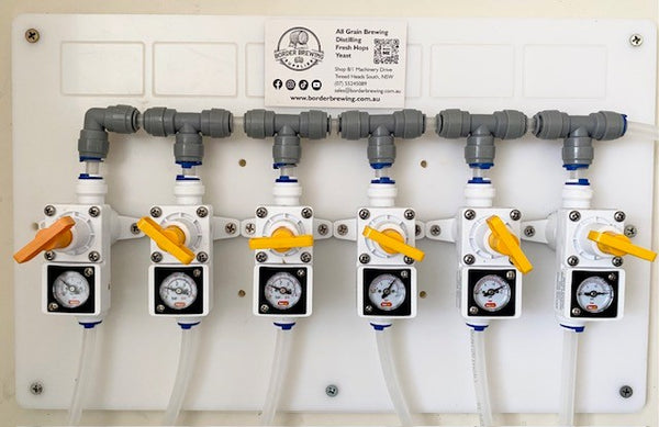 Inline Mini Regulator integrated gauge 0-60psi 8mm duotight This awesome compact solution for adjusting water and gas pressure can be useful in many different applications.  This can be used for compressed air, CO2, nitrogen, mains water supply and many other things.