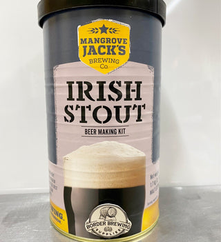 Irish Stout Mangrove Jack's International 1.7kg Malt Extract Brewing Kit Very dark and very hoppy, a rich beer of great character. Best served at cellar temperatures.  In the style of Guinness