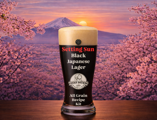 Setting Sun Black Japanese Rice Lager Recipe
