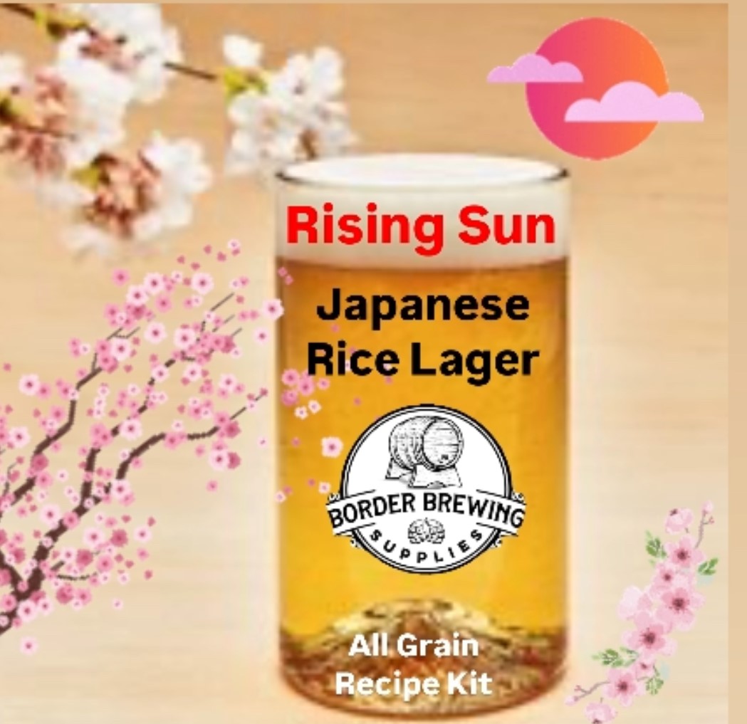 Rising Sun Japanese Rice Lager Grain Kit | Border Brewing Supplies