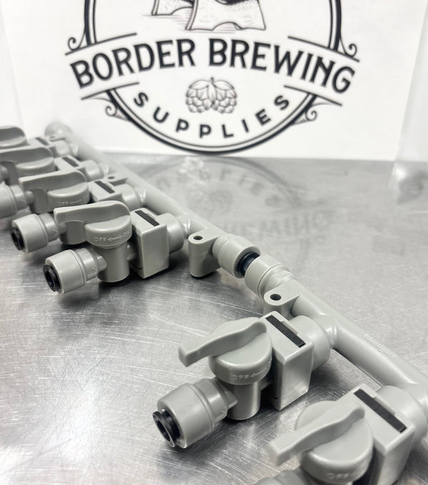 Gas Manifold Line Splitter 4 way
