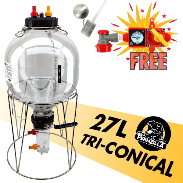 FermZilla 27L Tri-Conical Pressure Brewing Kit