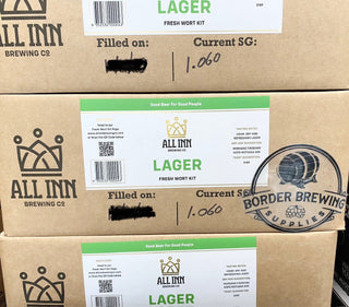 Lager Fresh Wort Kit All Inn Brewing Crisp, Dry & Refreshing Lager