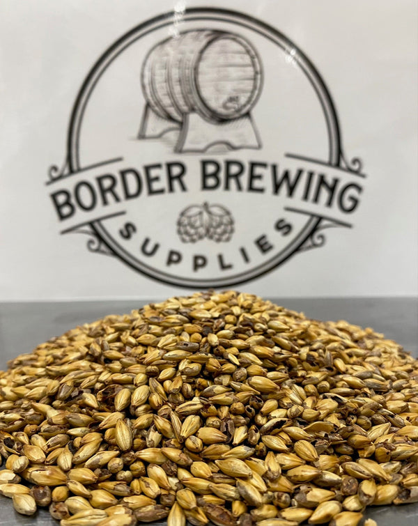 Light Crystal Malt Grain Joe White Maltings With colour varying from a light, honey shade to a deep gold depending on the length of the final roasting stage.  Provides sweet Caramel & Toffee flavours, as well as contributing to body, foam stability and storage capabilities of beer.