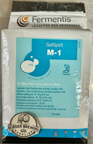 SafSpirit M-1 Whiskey Yeast, Fermentis.
For making Scotch and single malt whisky