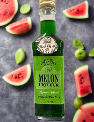 Melon Liqueur Premix Samuel Willard’s A vibrant green, honeydew melon flavored liqueur. It's high versatility and refreshing melon taste has made it an essential bar ingredient, used in world famous cocktails such as the Midori Margarita and Melonball.  Melon Liqueur drink originated in Japan, where the word Midori means green. It’s great in drinks mixed with lemonade, fresh lemon, lime, pineapple or orange juice. Sour flavours balance its sweetness perfectly, especially over ice.