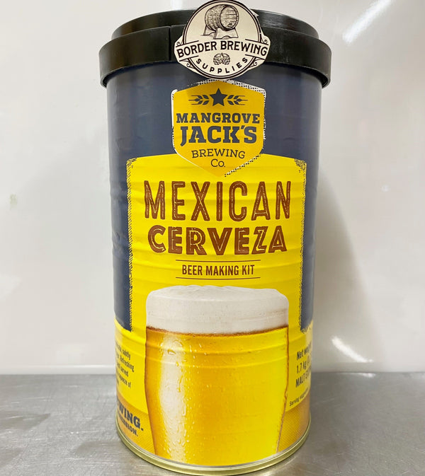 Mexican Cerveza Mangrove Jack's International 1.7kg Malt Extract Brewing Kit This light, delicate lager is subtly flavoured.  It's refreshing to the full and best served very cold and with lemon, perfect on a hot summers day.