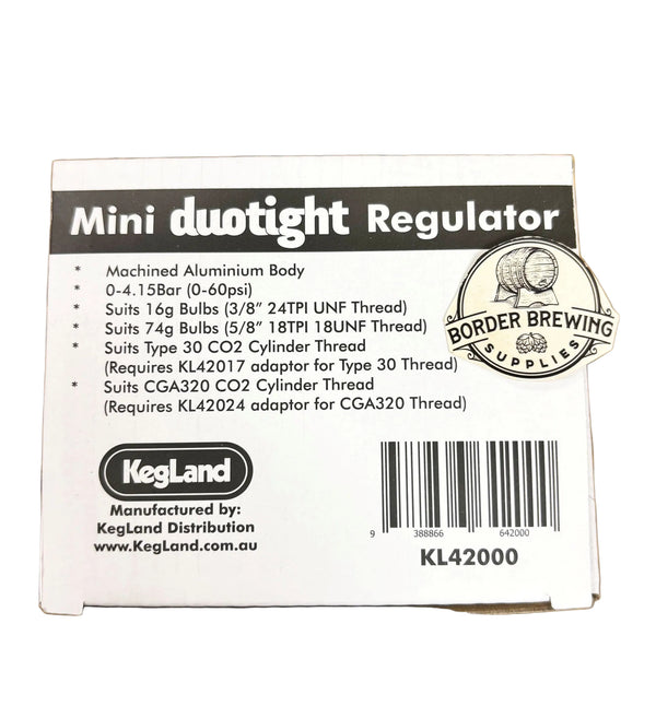 Regulator Mini duotight - suits Bulbs