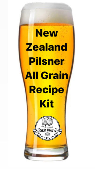 New Zealand Pilsner All Grain Recipe Kit Meet our New Zealand Pilsner – a hoppy, golden, crisp brew blending Kiwi hops for zesty citrus & tropical notes. A refreshing homage to New Zealand's purity and craftsmanship, perfect for those who crave a taste of Aotearoa in every sip. Cheers to the essence of the Southern Hemisphere!