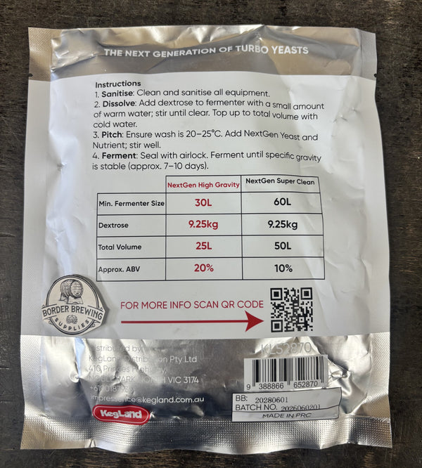 Impressence | NextGen Turbo Yeast | 180g
