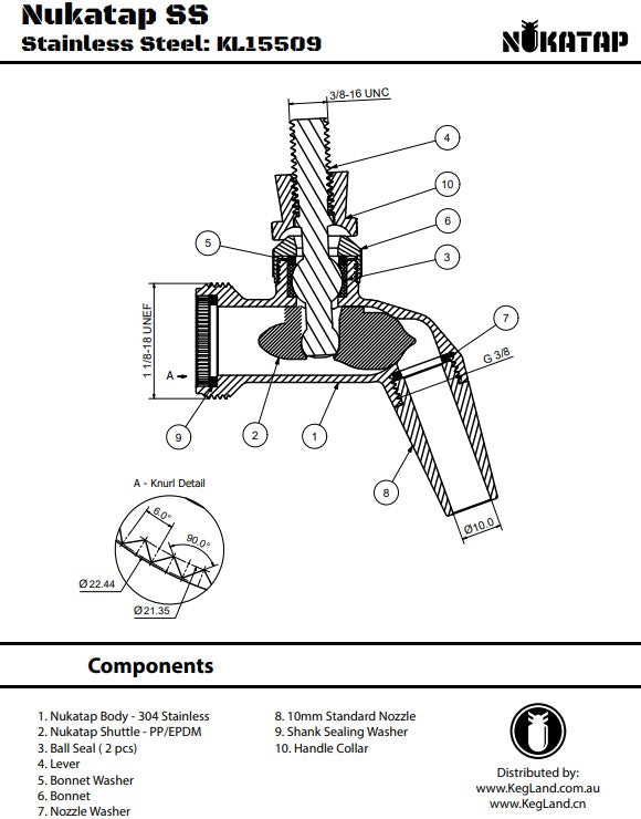 NUKATAP Seal Kit