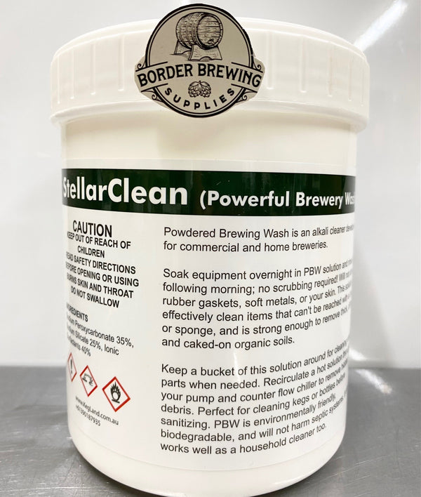 StellarClean PBW 1kg Powerful Brewing Wash Brewery Cleaner, Beer Line Cleaner, Keg Wash