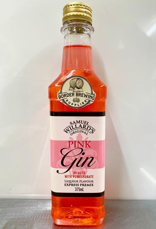 Samuel Willard’s premix Pink Gin Liqueur essence Spirit Flavouring Pomegranate infused and with a hint of wild berries, a unique Gin liqueur which is perfect when mixed with soda, tonic, sparkling wine or even just over ice.