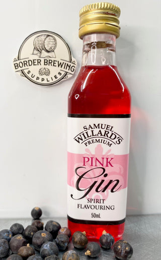 Samuel Willards Premium Pink Gin Spirit Essence Flavouring Pomegranate Berries