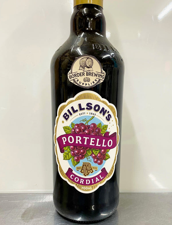 Portello Billson's 700ml Cordial Billson's famous & best selling Traditional Portello Cordial is a Grape & Berry Cola flavoured masterpiece. It’s deliciously refreshing & very nostalgic!   Jazz up your Vodka, mix in a cocktail or add to your Sodastream for some fun fizz.  Billson's Portello Cordial is sure to make any drink pop!  Brewed with Billson's pure alpine spring water, Billson's syrups are easily enjoyed with still or sparkling water.