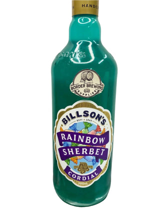 Rainbow Sherbet Billson's 700ml Cordial Jazz up your Vodka or mix in a cocktail.  Billson's Rainbow Sherbet Cordial is sure to make any drink pop! Brewed with Billson's pure alpine spring water, Billson's syrups are easily enjoyed with still or sparkling water. They also work as the star ingredient in your amazing cocktail or cooking creation.