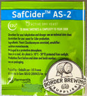 AS-2 SafCider 5g Fermentis To bring Sweetness & Complexity to your cider  For all types of sweet and dry ciders from fresh or concentrated apple juices. Suitable for difficult fermentation conditions and mixes with sugar syrups.