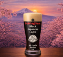 Setting Sun Black Japanese Lager Recipe Kit with freshly crushed grain, Hallertau Magnum hops and NovaLager yeast