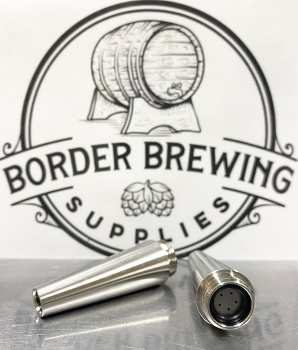 Stout Spout NUKATAP Attachment The Stout Spout has a removable creamer/aerator disc inside, it is specially made to serve beers infused with nitrogen gas, and allows the nitrogen gas to flow smoothly through the faucet with the beer to create a smoother, creamier beer.