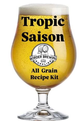 Award-winning Belgian Saison All Grain Recipe Kit by Border Brewing Supplies, Best in Show 2026 Gold Coast Amateur Brewing Competition, brewed commercially by Earth Beer Company.