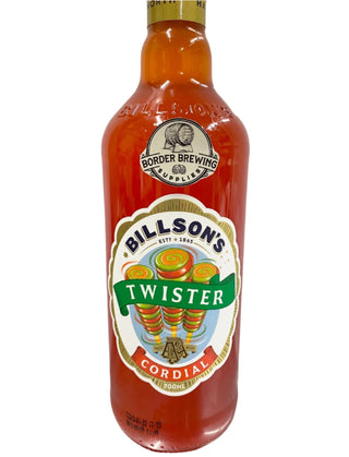 Twister Billson's 700ml Cordial Jazz up your Vodka, mix in a cocktail or add to your Sodastream for some fun fizz.  Twister Cordial is here and it will blow your taste buds into a whirlwind of delight. This is our fab new collab flavour with TikTok sensation @russ.eats - it’s been a wild ride.  Billson's Twister Cordial is sure to make any drink pop!  Brewed with Billson's pure alpine spring water, Billson's syrups are easily enjoyed with still or sparkling water.