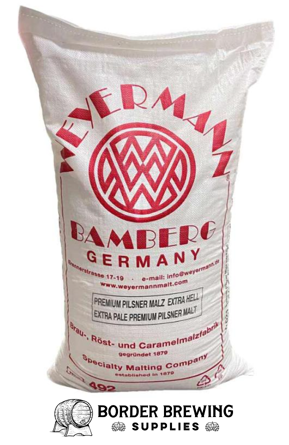 Weyermann Extra Pale Premium Pilsner Malt for crisp pale lager
