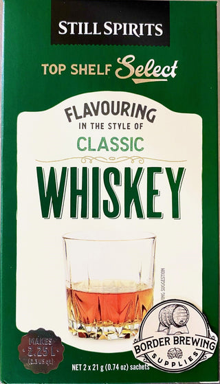 Classic Whiskey Top Shelf Select Still Spirits A blended whiskey style, full flavoured, rich and golden, traditional whiskey style flavour. Classic Jonnie Walker