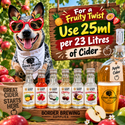 Fruit flavouring guide for adding extra flavour to 23 litres of home brewed apple cider