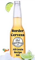 Border Cerveza award-winning Mexican lager all grain recipe kit with premium grain, Cashmere hops and NovaLager yeast
