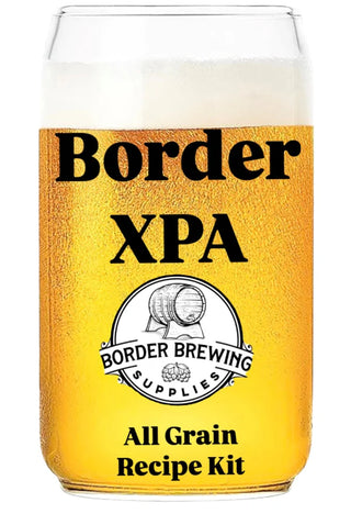 Border XPA American Pale Ale All Grain Recipe Kit with freshly crushed grain, American hops and BRY-97 yeast