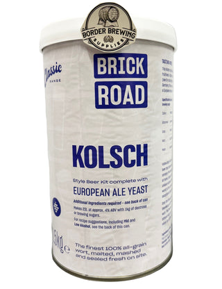 Brick Road Kolsch 1.5kg home brew beer kit with European ale yeast
