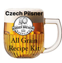 Czech Pilsner all grain recipe kit with Bohemian Pilsner malt, Saaz hops and Diamond Lager yeast
