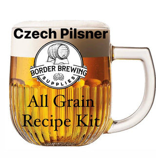 Czech Pilsner all grain recipe kit with Bohemian Pilsner malt, Saaz hops and Diamond Lager yeast
