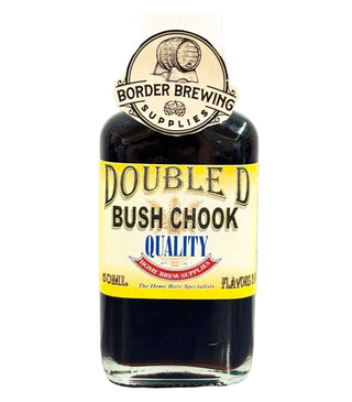 Double D Bush Chook Bourbon Essence for making Wild Turkey-style bourbon spirit with bold oak, vanilla and spice flavours.
