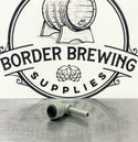 duotight 8mm female x 8mm male elbow push-in fitting for EVABarrier beer and CO₂ gas tubing with Generation 2 double O-ring sealing side view