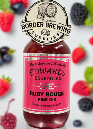 Edwards Ruby Rouge Pink Gin Essence 50ml spirit flavouring
