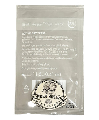 Fermentis SafLager SH-45 dry lager yeast 11.5g for Cold IPA and New Zealand Pilsner
