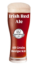 Irish Red Ale all grain recipe kit with freshly crushed grain, EKG hops and S-04 yeast