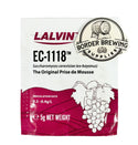 Lalvin EC-1118 wine yeast 5g sachet for champagne, cider and mead