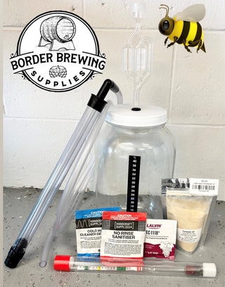 Mead Making Kit Australia with 3.78L glass fermenter, yeast and brewing equipment
