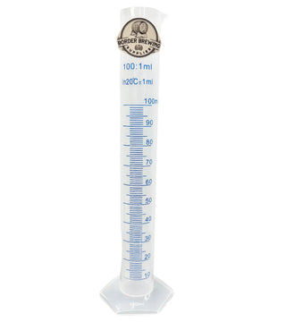 100ml plastic measuring cylinder for hydrometer and alcometer testing