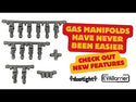 Gas Manifold Line Splitter 4 way