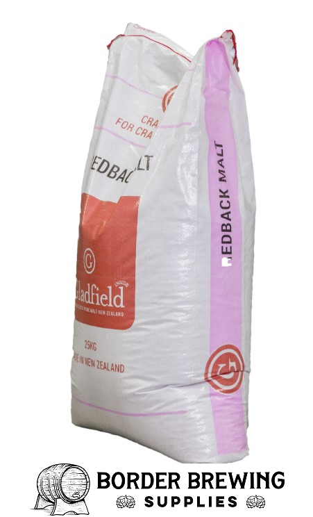 Gladfield Redback Malt Grain RedBack Malt gives a lovely malty dried fruit and toasted flavour to the finished beer