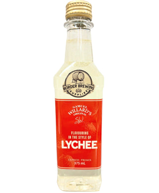 Samuel Willard's Premix Lychee 375ml for making homemade lychee liqueur with vodka or neutral spirit