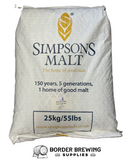Simpsons Heavy Peated Malt for smoky whisky washes and smoked beer
