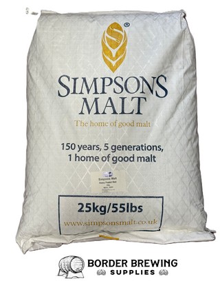 Simpsons Heavy Peated Malt for smoky whisky washes and smoked beer
